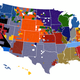 Illustration for article titled NFL fans by U.S. county, according to Facebook